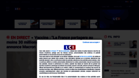 What Lci.fr website looked like in 2021 (2 years ago)