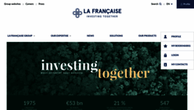 What La-francaise.com website looked like in 2021 (2 years ago)