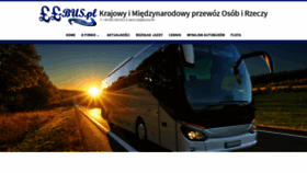 What Ll-bus.pl website looked like in 2021 (2 years ago)