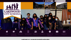 What Lakewoodcityschools.org website looked like in 2021 (2 years ago)