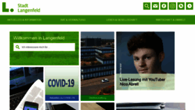 What Langenfeld.de website looked like in 2021 (2 years ago)