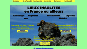 What Lieux-insolites.fr website looked like in 2021 (2 years ago)
