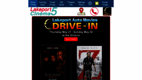 What Lakeportcinema.com website looked like in 2021 (2 years ago)