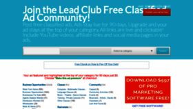 What Leadclub.net website looked like in 2021 (2 years ago)