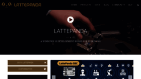What Lattepanda.com website looked like in 2021 (2 years ago)