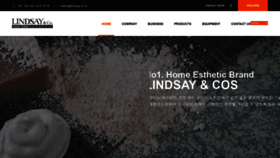 What Lindsaycos.com website looked like in 2021 (2 years ago)