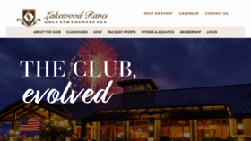 What Lakewoodranchgolf.com website looked like in 2021 (2 years ago)