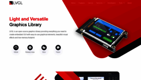 What Lvgl.io website looked like in 2021 (4 years ago)