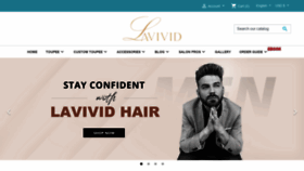 What Lavividhair.com website looked like in 2021 (2 years ago)