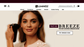What Luminesscosmetics.com website looked like in 2021 (2 years ago)