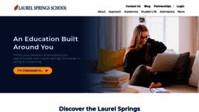 What Laurelsprings.com website looked like in 2021 (2 years ago)