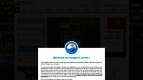 What Leclercvoyages.com website looked like in 2021 (2 years ago)