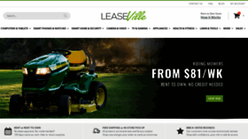 What Leaseville.com website looked like in 2021 (2 years ago)