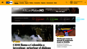 What Lafm.com.co website looked like in 2021 (4 years ago)