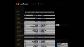 What Livescores.com website looked like in 2021 (2 years ago)
