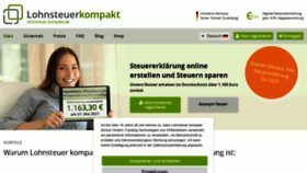 What Lohnsteuer-kompakt.de website looked like in 2021 (2 years ago)