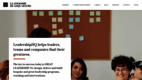 What Leadershiphq.com.au website looked like in 2021 (2 years ago)