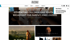 What Lds.org website looked like in 2021 (2 years ago)