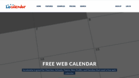 What Localendar.com website looked like in 2021 (2 years ago)