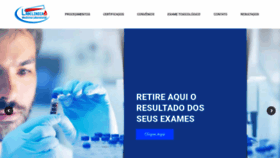 What Labclinicas.com.br website looked like in 2021 (2 years ago)