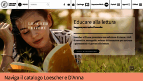 What Loescher.it website looked like in 2021 (2 years ago)