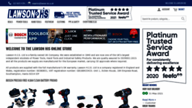 What Lawson-his.co.uk website looked like in 2021 (3 years ago)