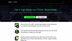 What Logomyway.com website looked like in 2021 (2 years ago)