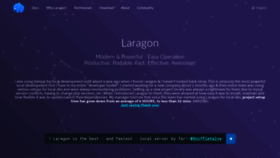 What Laragon.org website looked like in 2021 (4 years ago)