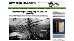 What Lowtechmagazine.com website looked like in 2021 (2 years ago)