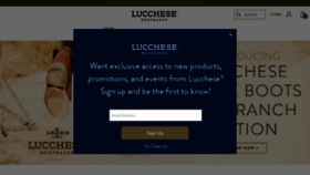 What Lucchese.com website looked like in 2021 (2 years ago)