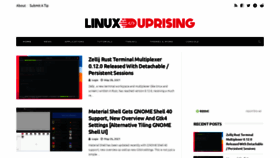 What Linuxuprising.com website looked like in 2021 (2 years ago)