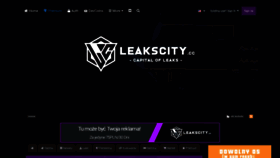 What Leakscity.cc website looked like in 2021 (2 years ago)