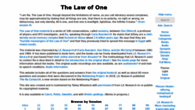 What Lawofone.info website looked like in 2021 (4 years ago)