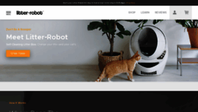 What Litter-robot.com website looked like in 2021 (3 years ago)
