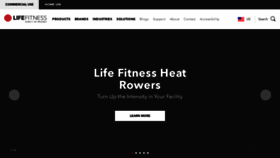 What Lifefitness.com website looked like in 2021 (2 years ago)