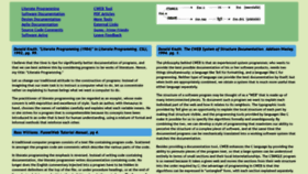 What Literateprogramming.com website looked like in 2021 (4 years ago)