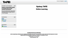 What Learn.sydneytafe.edu.au website looked like in 2021 (2 years ago)