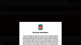 What Liverpoolfc.tv website looked like in 2021 (5 years ago)