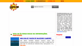 What Litoraldesantacatarina.com website looked like in 2021 (2 years ago)