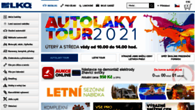 What Lkq.cz website looked like in 2021 (2 years ago)