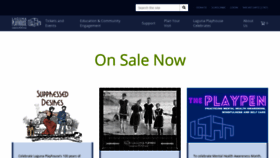 What Lagunaplayhouse.com website looked like in 2021 (4 years ago)