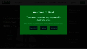 What Linkt.com.au website looked like in 2021 (2 years ago)
