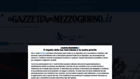 What Lagazzettadelmezzogiorno.it website looked like in 2021 (2 years ago)
