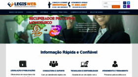 What Legisweb.com.br website looked like in 2021 (2 years ago)