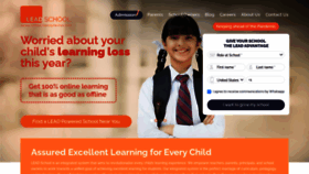 What Leadschool.in website looked like in 2021 (2 years ago)