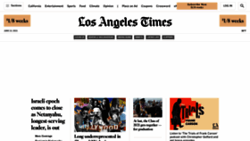 What Latimes.com website looked like in 2021 (2 years ago)