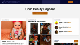 What Littlemissbeauty.com website looked like in 2021 (2 years ago)