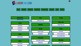 What Landoflinks.com website looked like in 2021 (2 years ago)