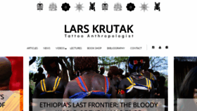 What Larskrutak.com website looked like in 2021 (2 years ago)