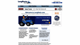 What Longparts.com website looked like in 2021 (2 years ago)